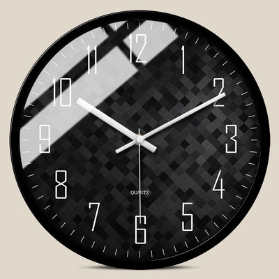Reloj de Pared Nórdico Minimalista Blanco y Negro con Movimiento Silencioso - Image 20