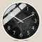 Reloj de Pared Nórdico Minimalista Blanco y Negro con Movimiento Silencioso