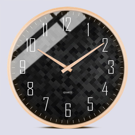 Reloj de Pared Nórdico Minimalista Blanco y Negro con Movimiento Silencioso - Image 6