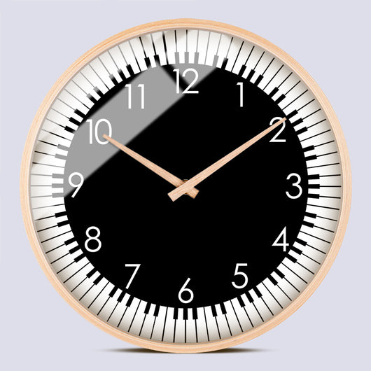 Reloj de Pared Nórdico Minimalista Blanco y Negro con Movimiento Silencioso - Image 9