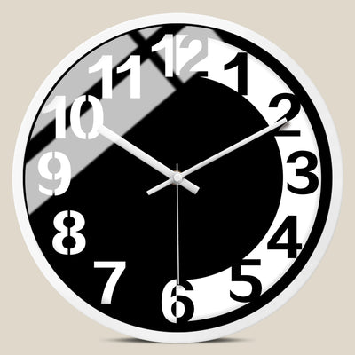 Reloj de Pared Nórdico Minimalista Blanco y Negro con Movimiento Silencioso - Image 13