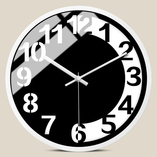 Reloj de Pared Nórdico Minimalista Blanco y Negro con Movimiento Silencioso - Image 13