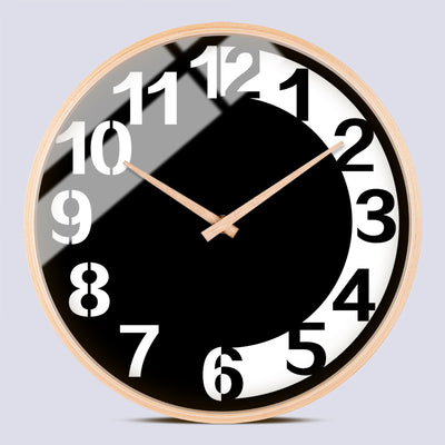 Reloj de Pared Nórdico Minimalista Blanco y Negro con Movimiento Silencioso - Image 15