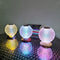 Lámpara de Mesa Táctil de Cristal con Luz RGB