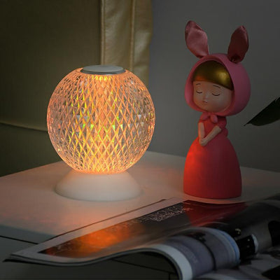 Lámpara de Mesa Táctil de Cristal con Luz RGB - Image 3