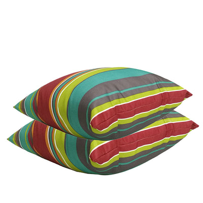 Almohada de Oficina Algodón PP Rayas Étnicas - Image 2