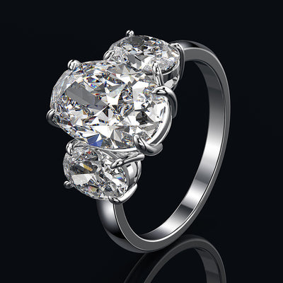 Anillo de Diamante Carbono Alto en Oro Blanco 18K con Cuatro Puntas - Image 5