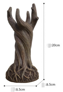 Jarrón Decorativo Tronco de Árbol en Resina - Decoración Artesanal para Sala - Image 7