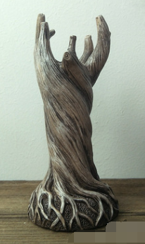 Jarrón Decorativo Tronco de Árbol en Resina - Decoración Artesanal para Sala - Image 12