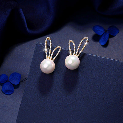 Aretes de Conejo Minimalista - Diseño Exclusivo Lujo Ligero