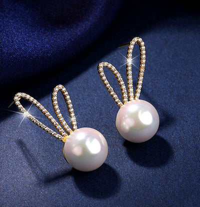 Aretes de Conejo Minimalista - Diseño Exclusivo Lujo Ligero - Image 4