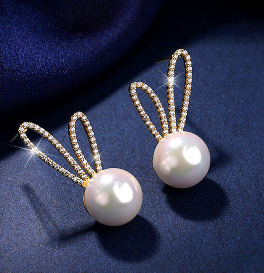 Aretes de Conejo Minimalista - Diseño Exclusivo Lujo Ligero - Image 4
