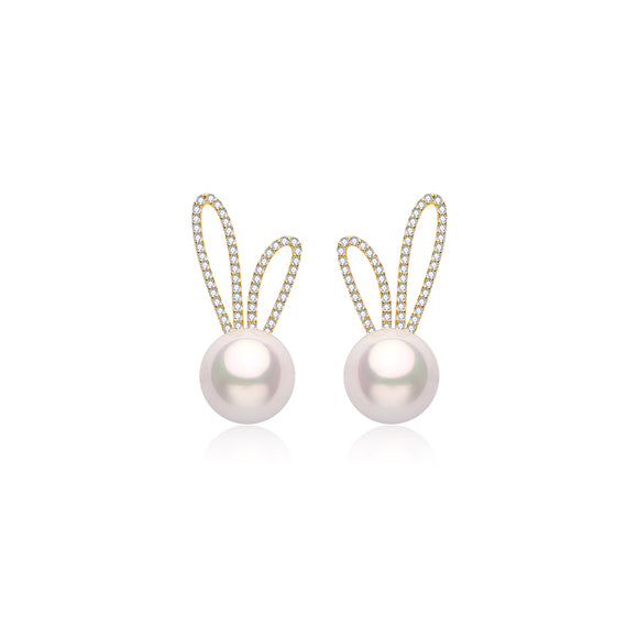 Aretes de Conejo Minimalista - Diseño Exclusivo Lujo Ligero