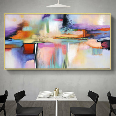 Cuadro Abstracto en Lienzo para Sala de Estar - Arte Moderno sin Marco - Image 6