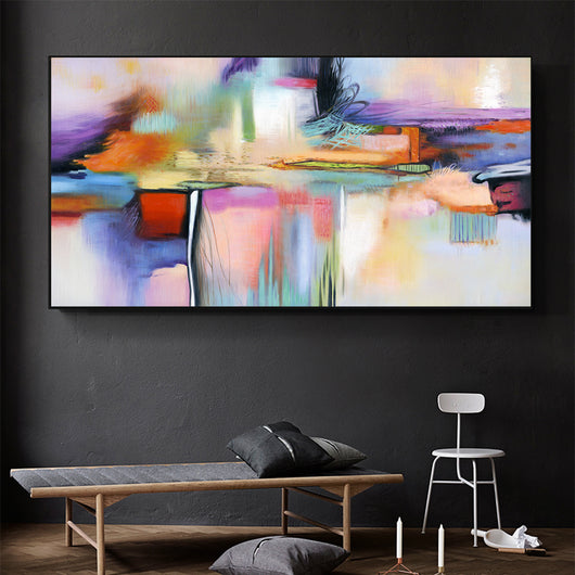 Cuadro Abstracto en Lienzo para Sala de Estar - Arte Moderno sin Marco - Image 2