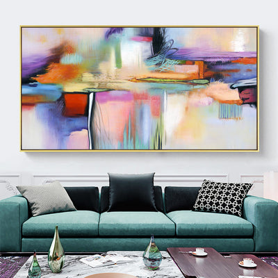 Cuadro Abstracto en Lienzo para Sala de Estar - Arte Moderno sin Marco - Image 3