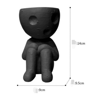 Maceta Cerámica Decorativa Árbol Hombre - Figura Nórdica para Suculentas y Plantas - Image 7