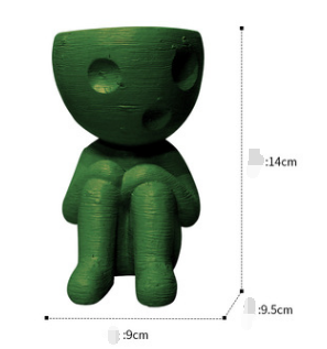 Maceta Cerámica Decorativa Árbol Hombre - Figura Nórdica para Suculentas y Plantas - Image 6