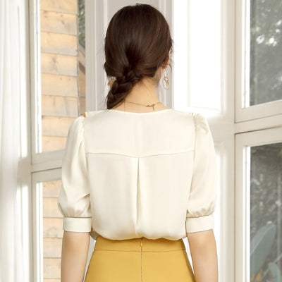 Blusa Corta Coreana con Volantes para Mujer - Estilo Verano - Image 10