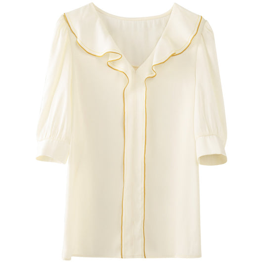 Blusa Corta Coreana con Volantes para Mujer - Estilo Verano - Image 8