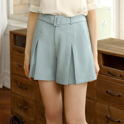 Shorts de Cintura Alta Postura Perfecta - Tela Ligera Verano - Image 10