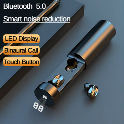 Auriculares Bluetooth 5.0 Inalámbricos 8D HIFI con Micrófono para Deportes y Gaming - Image 4