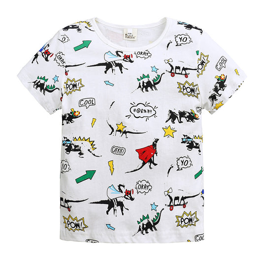 Camiseta de Algodón Tejido Manga Corta para Bebé - Image 11