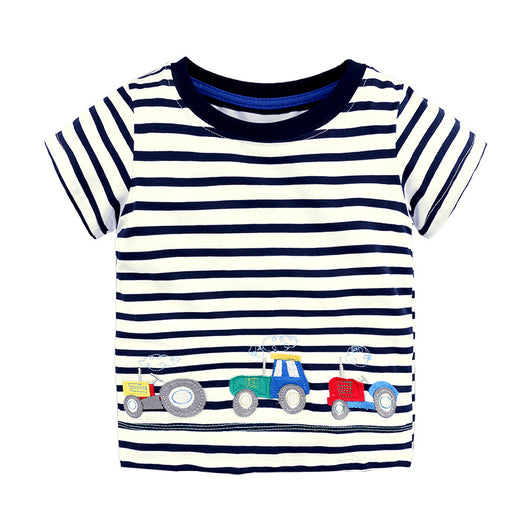 Camiseta de Algodón Tejido Manga Corta para Bebé - Image 13