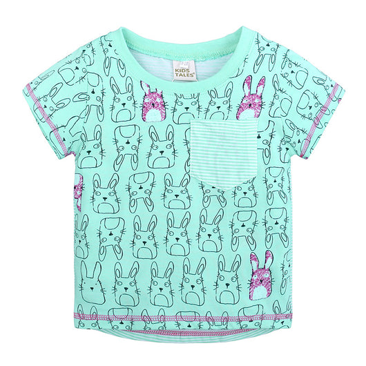 Camiseta de Algodón Tejido Manga Corta para Bebé - Image 7