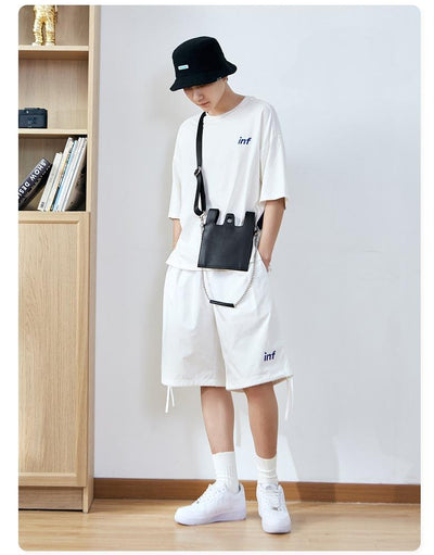 Bolsa Mensajera Cadena Estilo Japonés Dark - Unisex Minimalista - Image 10