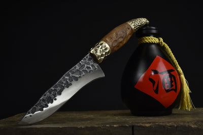 Cuchillo de Caza Simon Leopard con Hueso - Image 11