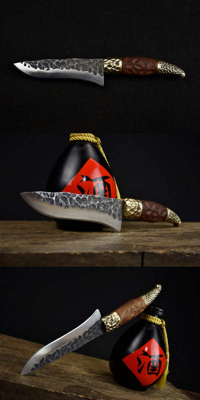 Cuchillo de Caza Simon Leopard con Hueso - Image 13