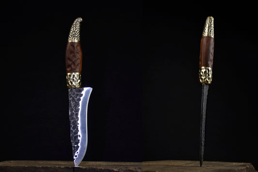 Cuchillo de Caza Simon Leopard con Hueso - Image 2