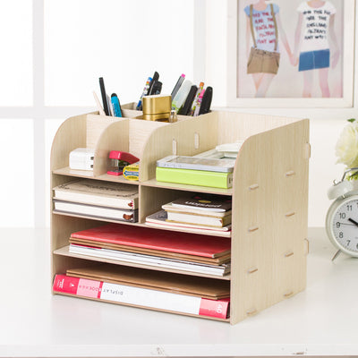 Caja de Almacenamiento de Madera para Escritorio - Image 2