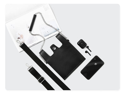 Bolsa Mensajera Cadena Estilo Japonés Dark - Unisex Minimalista - Image 5