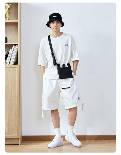 Bolsa Mensajera Cadena Estilo Japonés Dark - Unisex Minimalista