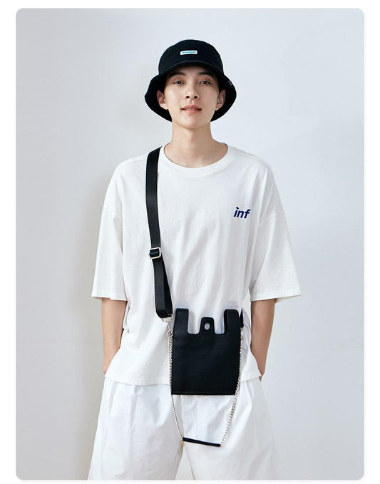 Bolsa Mensajera Cadena Estilo Japonés Dark - Unisex Minimalista - Image 2