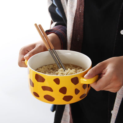 Tazón de Cerámica para Fideos Instantáneos con Diseño Animal - Image 15