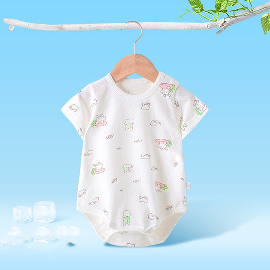 Enterizo Triangular para Bebé Niña - Jumpsuit Ligero Verano Recién Nacido - Image 2