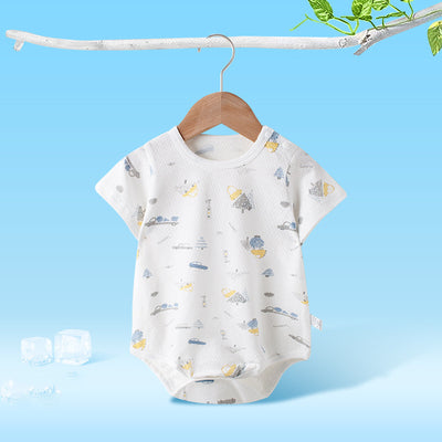 Enterizo Triangular para Bebé Niña - Jumpsuit Ligero Verano Recién Nacido - Image 3