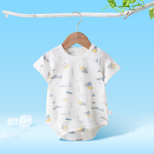 Enterizo Triangular para Bebé Niña - Jumpsuit Ligero Verano Recién Nacido - Image 3