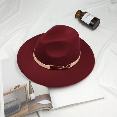 Gorro de Lana con Visera Plana y Hebilla Metálica - Image 4