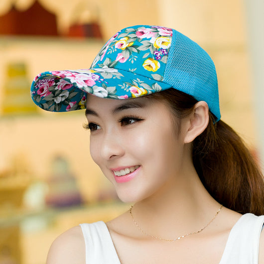 Gorra de Béisbol Unisex con Malla Floral - Transpirable y Ajustable - Image 9