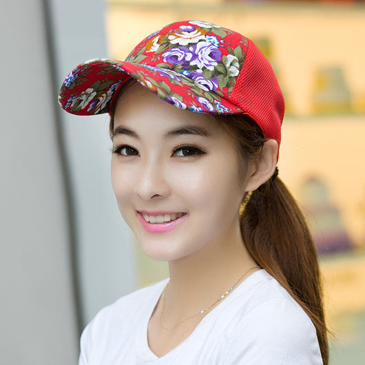 Gorra de Béisbol Unisex con Malla Floral - Transpirable y Ajustable - Image 6
