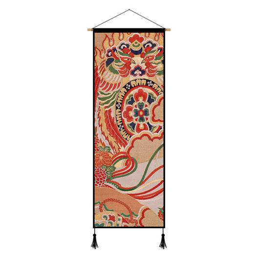 Tapiz Colgante Estilo Japonés con Grúa para Sala de Estar