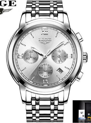 Reloj de Cuarzo para Hombre con Banda de Acero Inoxidable - Image 11