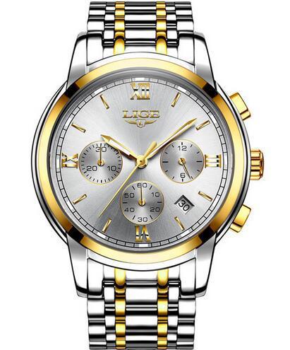 Reloj de Cuarzo para Hombre con Banda de Acero Inoxidable - Image 18