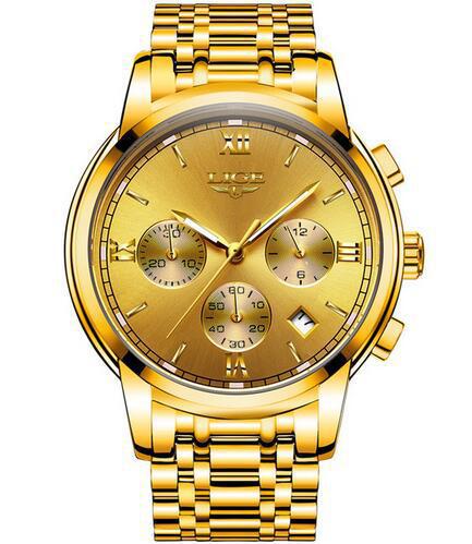Reloj de Cuarzo para Hombre con Banda de Acero Inoxidable - Image 5