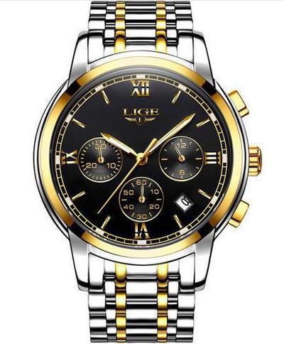 Reloj de Cuarzo para Hombre con Banda de Acero Inoxidable - Image 9