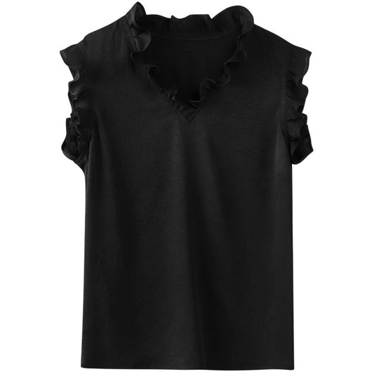 Blusa Escotada sin Mangas en Gasa Ligera - Image 4